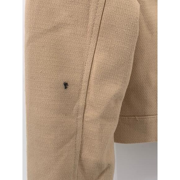 FOREVEVER 21 Women's Tan Button-Up Long Sleeve Cropped Jacket SZ S - Picture 5 of 11